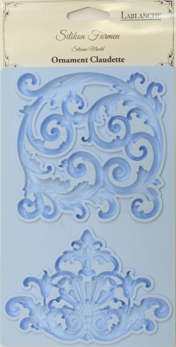 Foremka silikonowa 20x13 Ornament Claudette LBMF058 LaBlanche