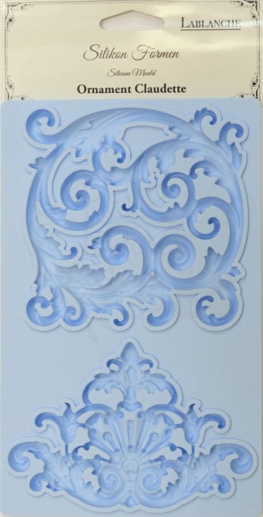 Foremka silikonowa 20x13 Ornament Claudette LBMF058 LaBlanche