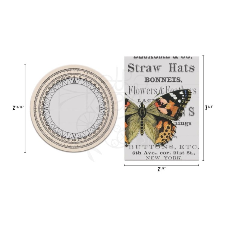 Ozdoby Idea-Ology Transparent Layers 12szt TH94326 Tim Holtz