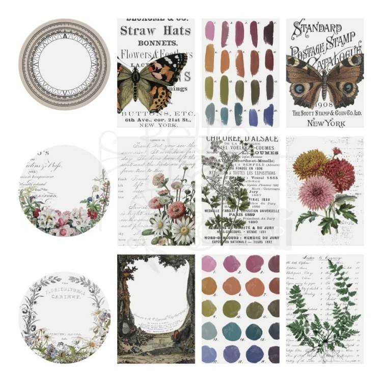 Ozdoby Idea-Ology Transparent Layers 12szt TH94326 Tim Holtz