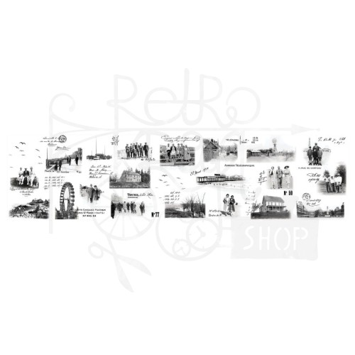 Idea-Ology Collage Paper Photographic 15cmx5.5m TH94319 Tim Holtz