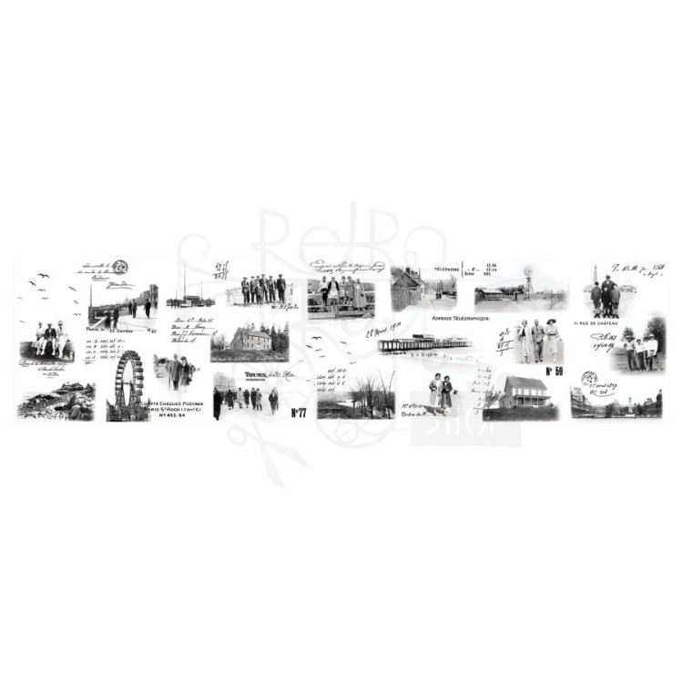 Idea-Ology Collage Paper Photographic 15cmx5.5m TH94319 Tim Holtz