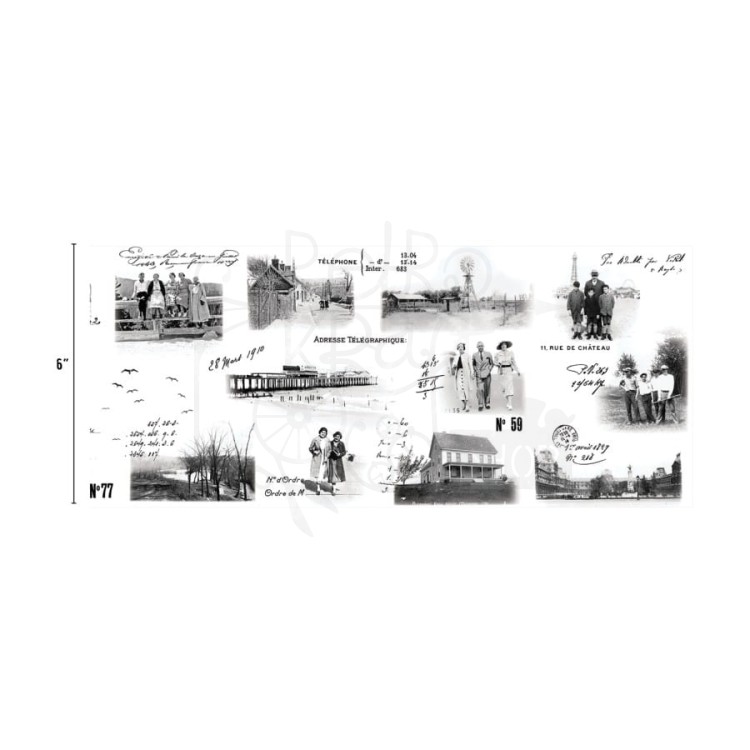 Idea-Ology Collage Paper Photographic 15cmx5.5m TH94319 Tim Holtz