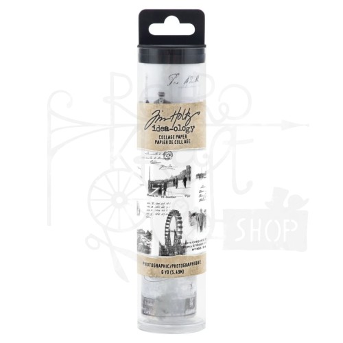 Idea-Ology Collage Paper Photographic 15cmx5.5m TH94319 Tim Holtz