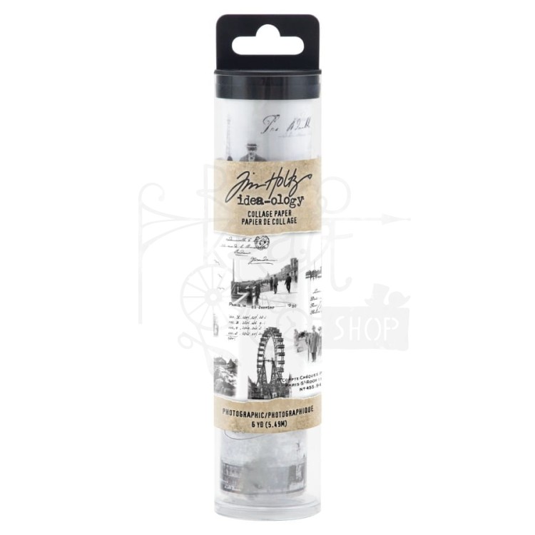 Idea-Ology Collage Paper Photographic 15cmx5.5m TH94319 Tim Holtz