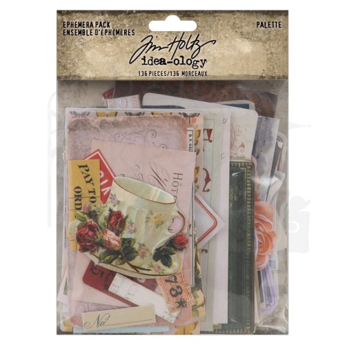 Ozdoby papierowe die-cuts Idea-Ology Ephemera Pack Palette 136szt TH94317 Tim Holtz