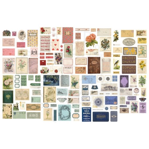 Ozdoby papierowe die-cuts Idea-Ology Ephemera Pack Palette 136szt TH94317 Tim Holtz