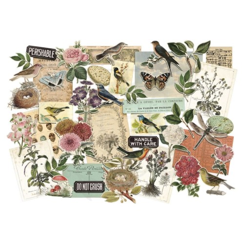 Ozdoby papierowe dodatki Idea-Ology Layers Die-Cuts 45szt TH94316 Tim Holtz