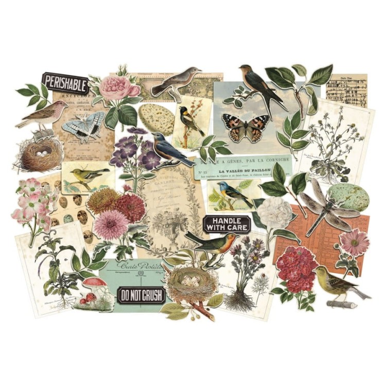 Ozdoby papierowe dodatki Idea-Ology Layers Die-Cuts 45szt TH94316 Tim Holtz