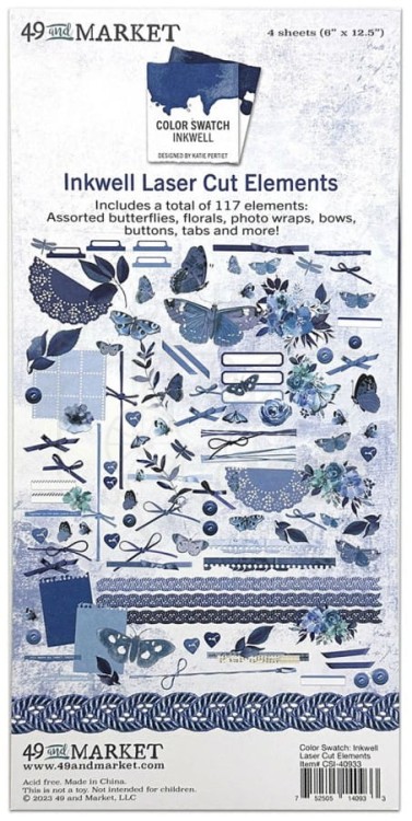 Zestaw Die cuts Color Swatch Inkwell 117 elementów CSI40933 49 and Market