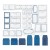 Zestaw koperty i etykiety Color Swatch Inkwell Envelope Bits 37szt CSI40988 49 and Market