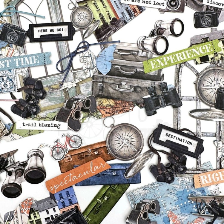Zestaw Die cuts Vintage Artistry Everywhere 95 elementów VAE40711 49 and Market