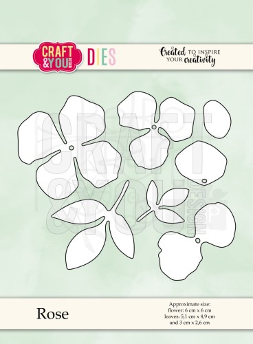 Wykrojnik Rose Róża CW069 Craft&amp;You Design