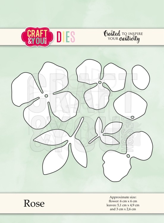 Wykrojnik Rose Róża CW069 Craft&amp;You Design