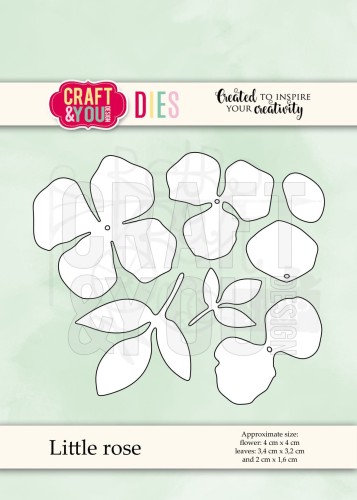 Wykrojnik Little Rose Mała róża CW070 Craft&amp;You Design