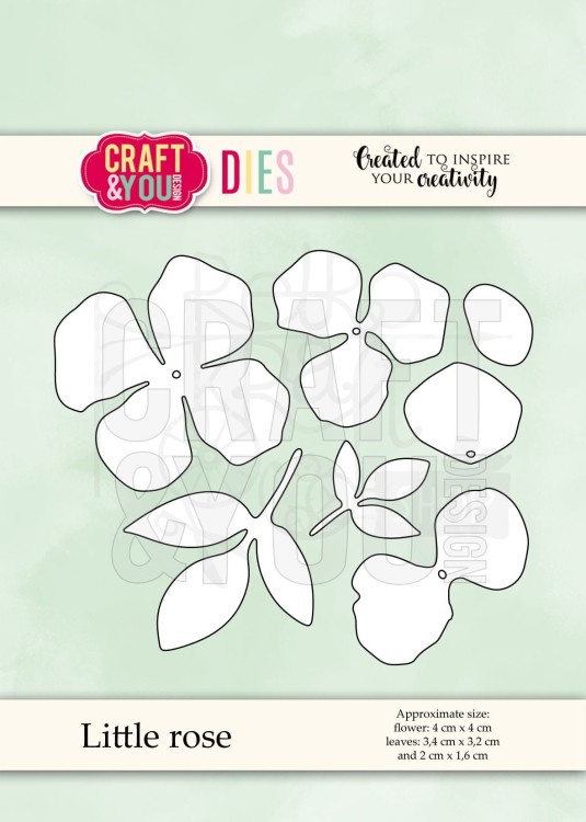 Wykrojnik Little Rose Mała róża CW070 Craft&amp;You Design