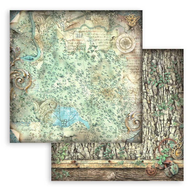 Zestaw papierów 20x20 Magic Forest Backgrounds Tła SBBS79 Stamperia