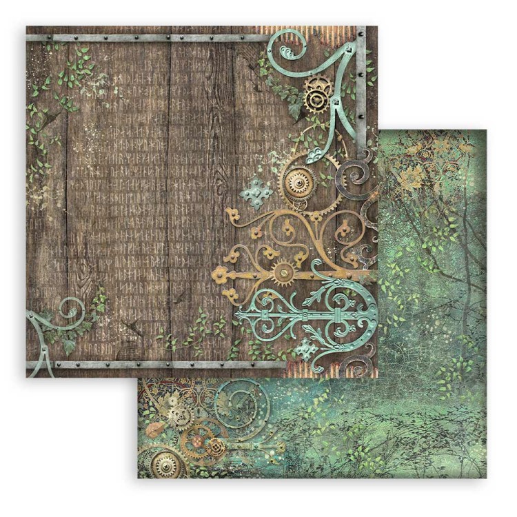 Zestaw papierów 20x20 Magic Forest Backgrounds Tła SBBS79 Stamperia