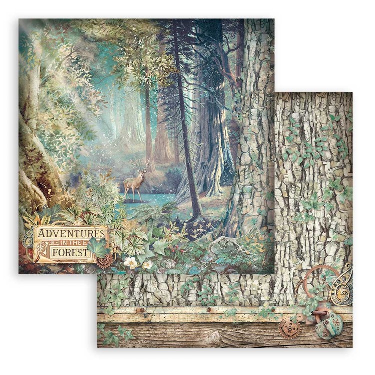 Zestaw papierów 20x20 Magic Forest SBBS78 Stamperia