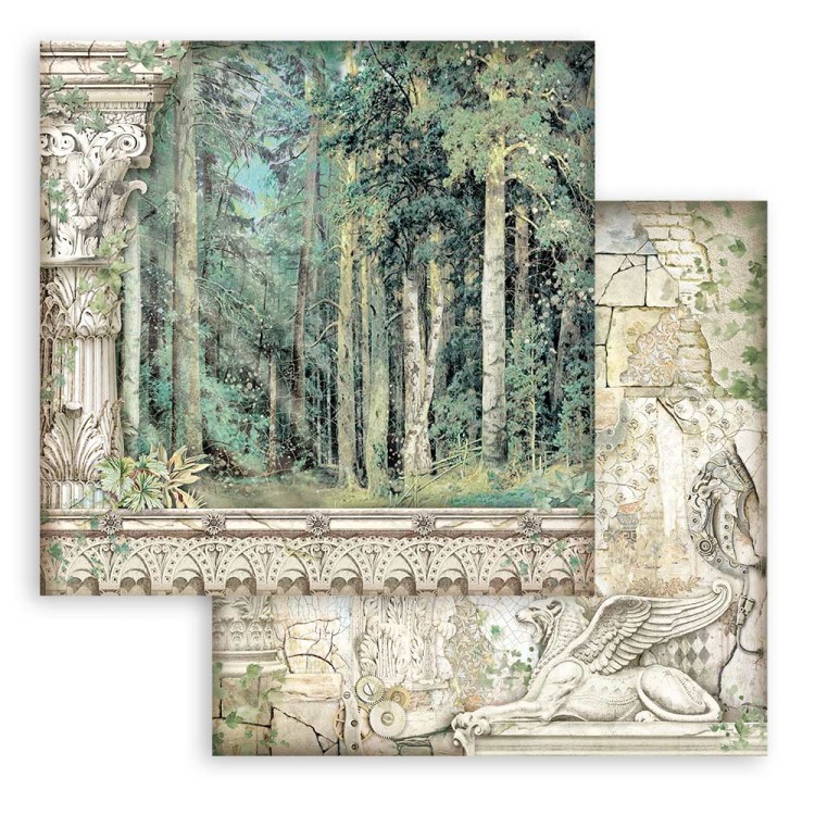Zestaw papierów 20x20 Magic Forest SBBS78 Stamperia