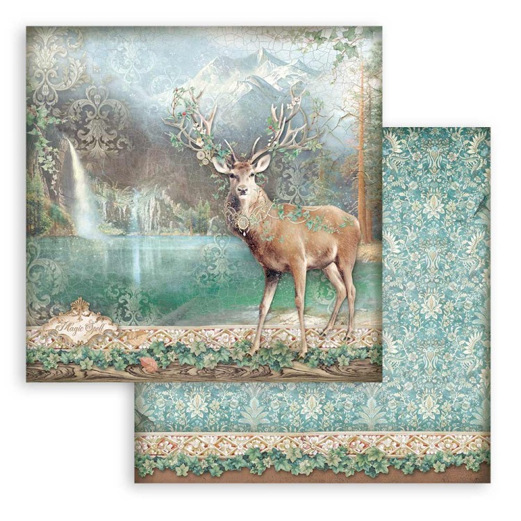 Zestaw papierów 20x20 Magic Forest SBBS78 Stamperia