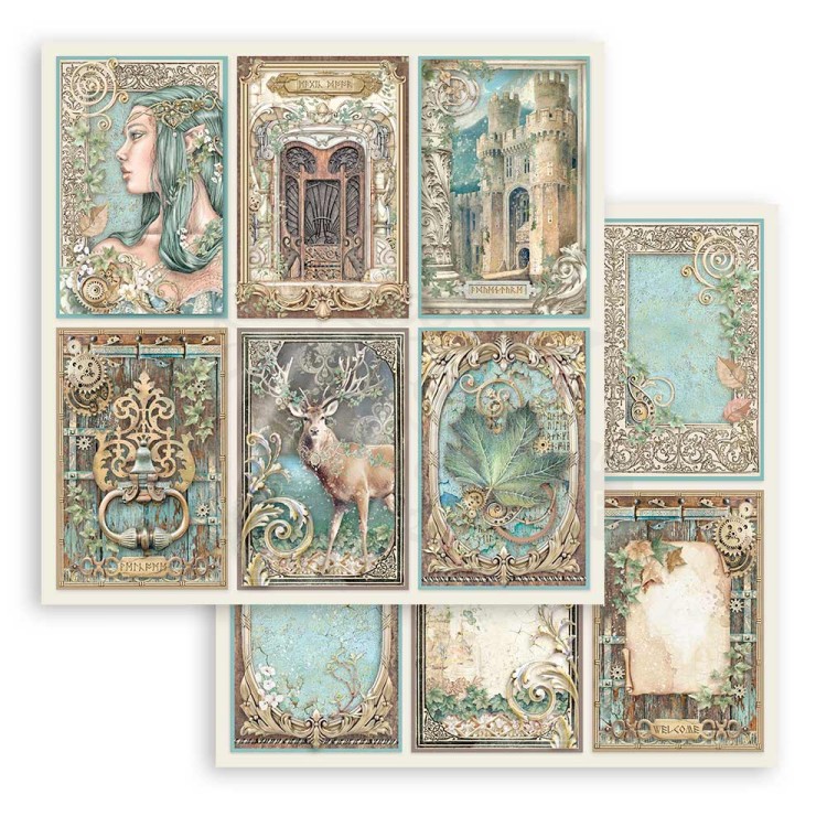 Zestaw papierów 20x20 Magic Forest SBBS78 Stamperia