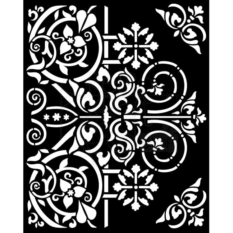 Szablon maska 20x25cm Magic Forest Door Ornaments KSTD130 Stamperia