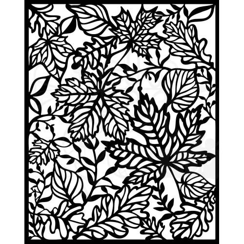Szablon maska 20x25cm Magic Forest Leaves KSTD129 Stamperia