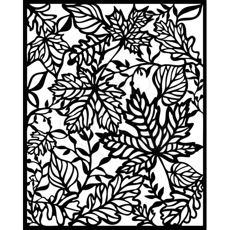 Szablon maska 20x25cm Magic Forest Leaves KSTD129 Stamperia