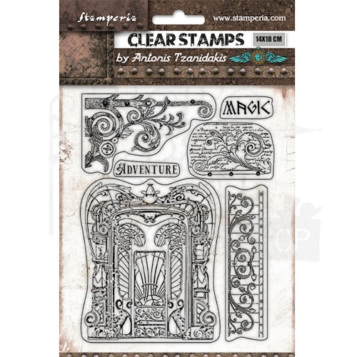 Stempel akrylowy 14x18cm Magic Forest Adventure WTK168 Stamperia