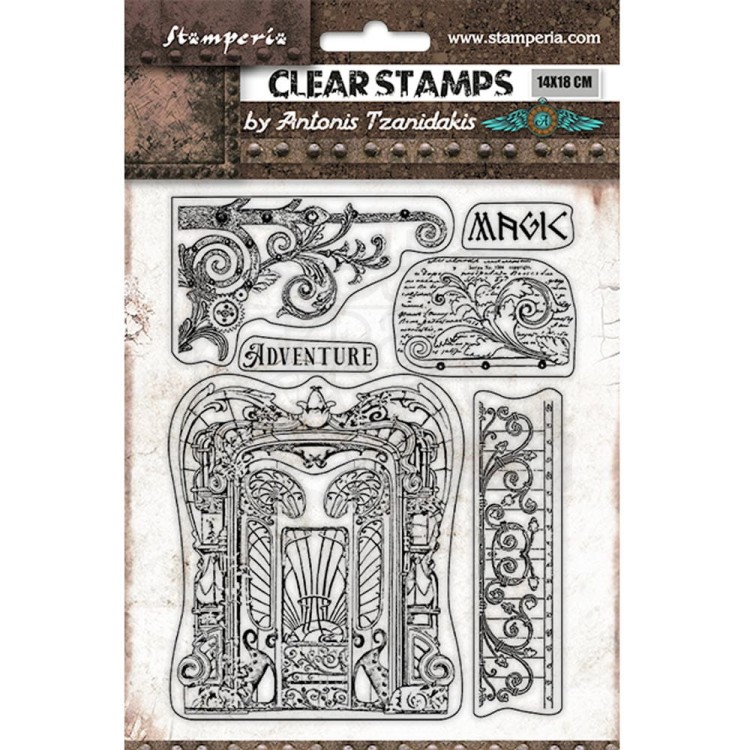 Stempel akrylowy 14x18cm Magic Forest Adventure WTK168 Stamperia