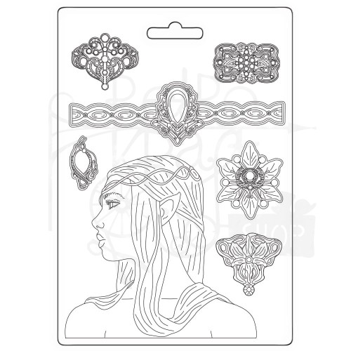 Foremka do odlewów A5 Magic Forest Amazonka K3PTA5646 Stamperia