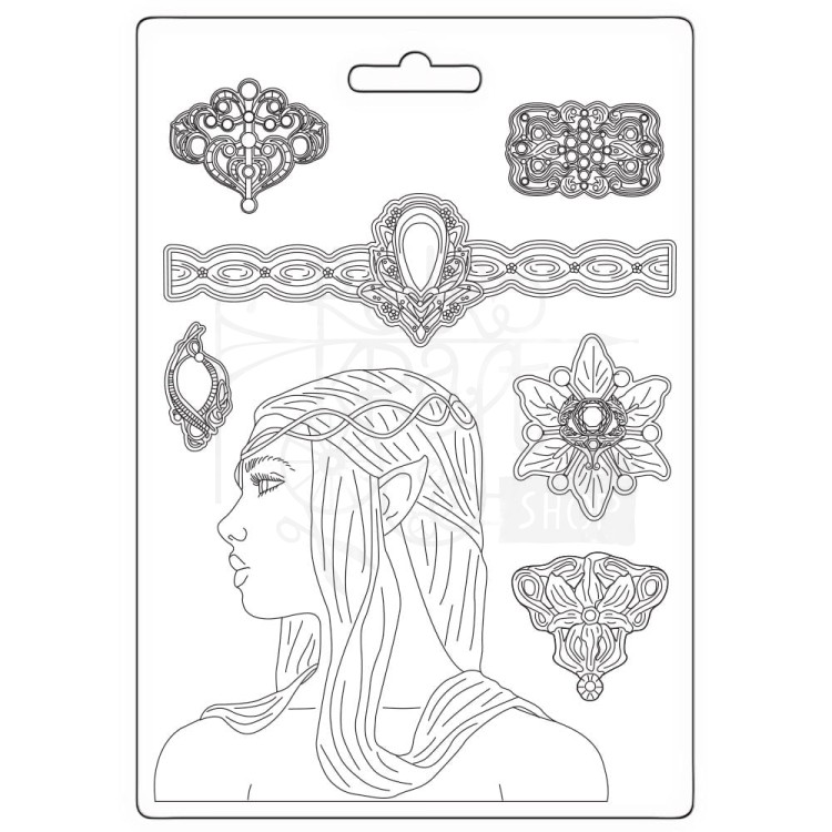 Foremka do odlewów A5 Magic Forest Amazonka K3PTA5646 Stamperia