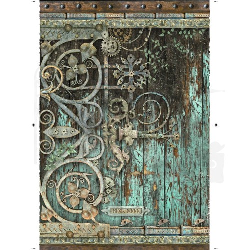 Papier ryżowy A4 Magic Forest Metal Decorations DFSA4749 Stamperia