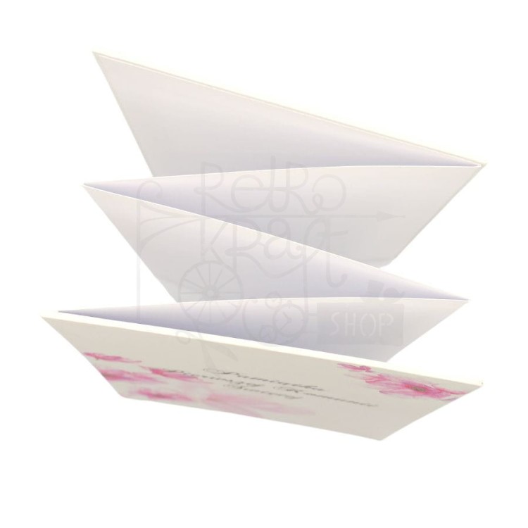 Album harmonijka 140x190mm Pamiątka I Komunii Św. - różowa Eco Scrapbooking