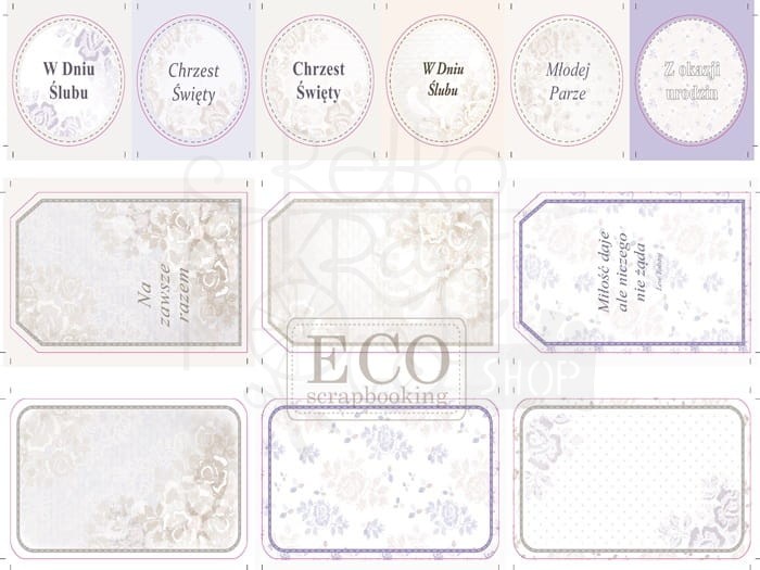 Zestaw papierów i dodatków A4 Tysiąc życzeń Eco Scrapbooking