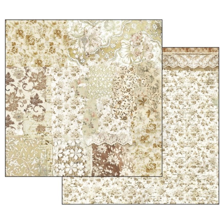Zestaw papierów 30x30 Old Lace Stara Koronka SBBL32 Stamperia