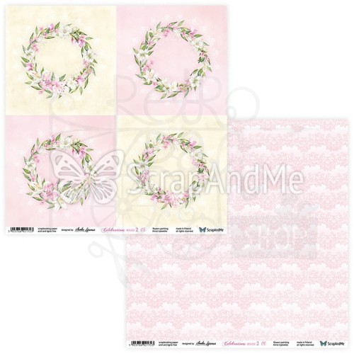 Papier 30x30 Celebrations Rouge 2 05/06 CR2-05/06 ScrapAndMe