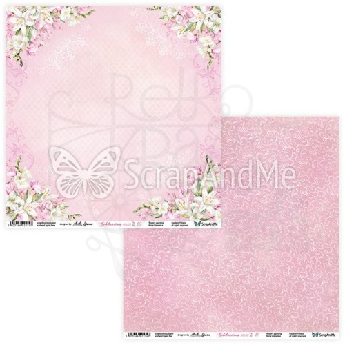 Papier 30x30 Celebrations Rouge 2 09/10 CR2-09/10 ScrapAndMe