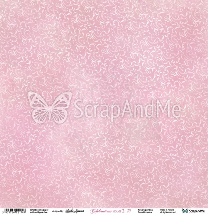 Papier 30x30 Celebrations Rouge 2 09/10 CR2-09/10 ScrapAndMe