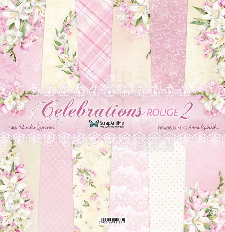 Papier - okładka 30x30 Celebrations Rouge 2 CR2-17 ScrapAndMe