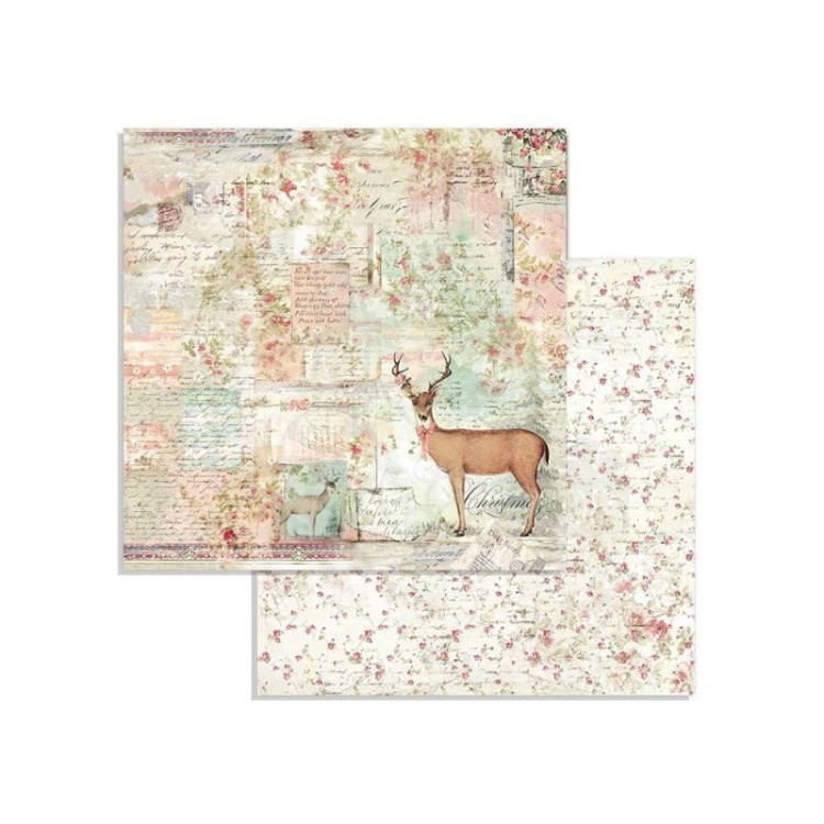 Zestaw papierów 20x20 Pink Christmas SBBS16 Stamperia