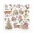 Zestaw papierów 20x20 Pink Christmas SBBS16 Stamperia
