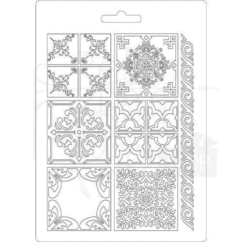 Foremka tekstura A5 Azulejos K3PTA523 Stamperia