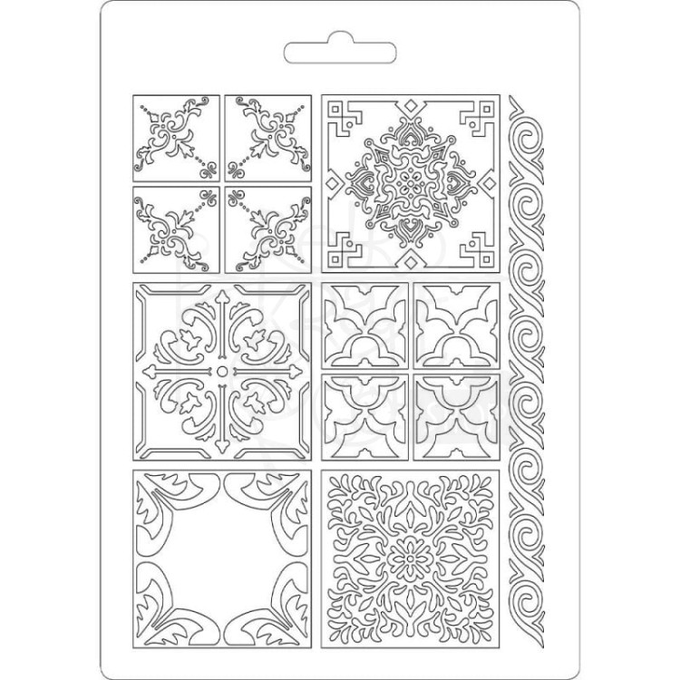 Foremka tekstura A5 Azulejos K3PTA523 Stamperia