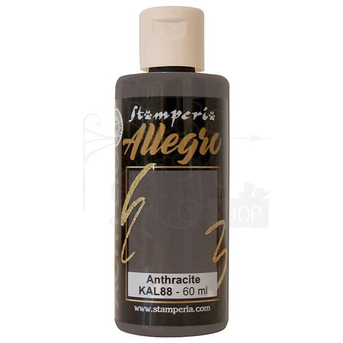 Farba akrylowa Allegro Anthracite 60ml KAL88 Stamperia
