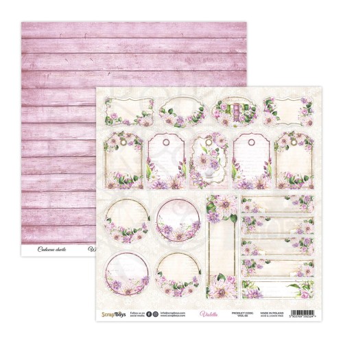 Papier 30x30 Violetta 06 VIOL-06 ScrapBoys