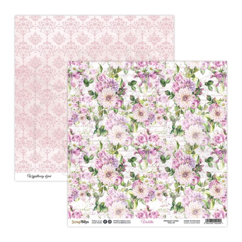 Papier 30x30 Violetta 04 VIOL-04 ScrapBoys