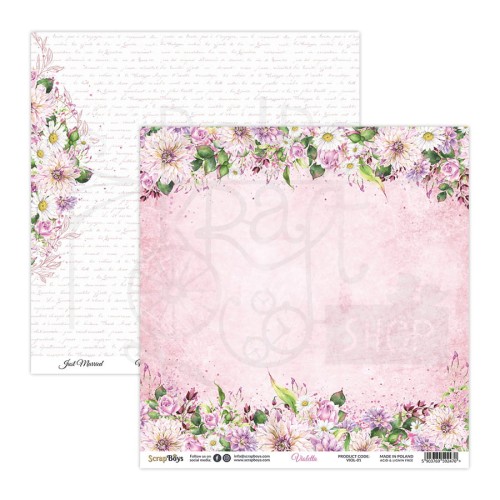Papier 30x30 Violetta 01 VIOL-01 ScrapBoys