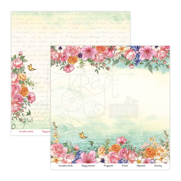 Zestaw papierów 30x30 Spring Flowers SPRI-08 ScrapBoys